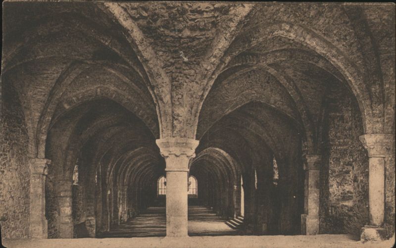 Abbaye des Vaux-de-Cernay, Vaulted Dormitory Hall France