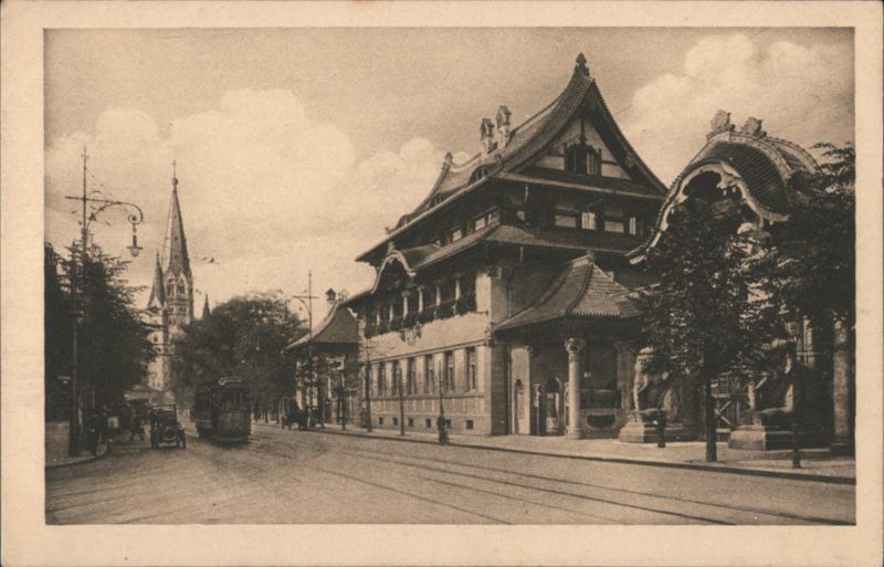 Berlin Zoologischer Garten Main Entrance, Tram & Church Germany