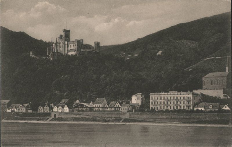 Schloss Stolzenfels Castle & Rhine River View Germany