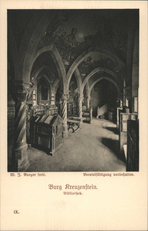 Burg Kreuzenstein Bibliothek - Library Interior Austria