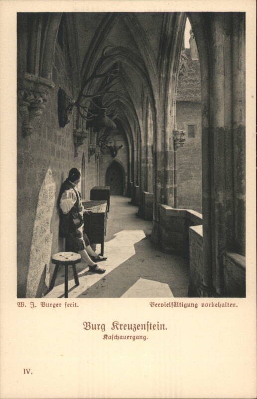 Burg Kreuzenstein, Raschauergang Austria W. J. Burger