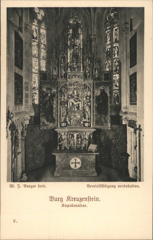 Burg Kreuzenstein Chapel Altar Austria W. J. Burger