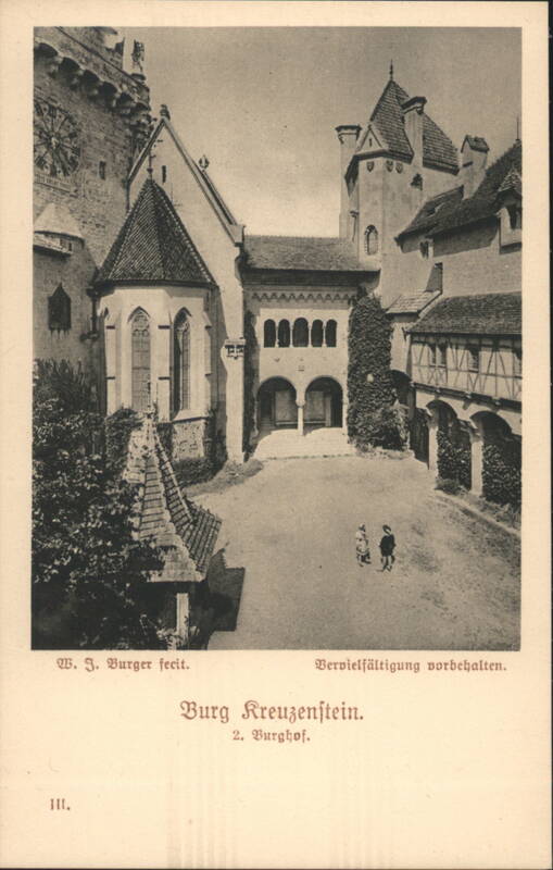 Burg Kreuzenstein, 2. Burghof Austria W. J. Burger