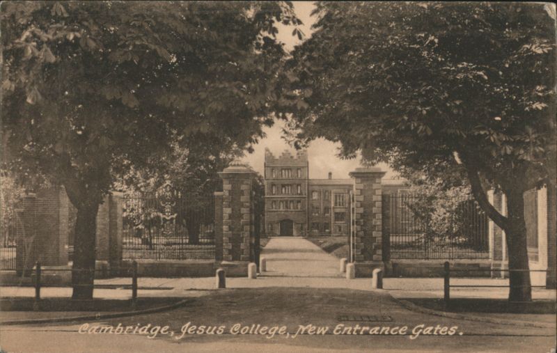 Jesus College New Entrance Gates, Cambridge England