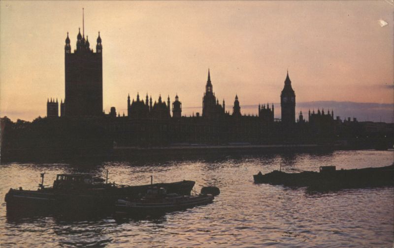 Evening, Houses of Parliament United Kingdom