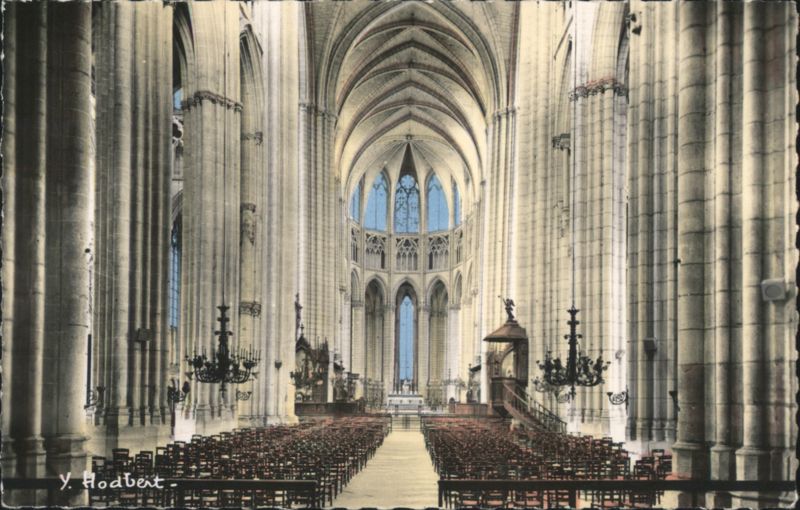 Cathédrale Saint-Etienne, Nave & Choir, Meaux France