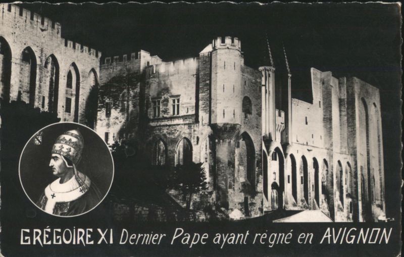 Palais des Papes Avignon, Pope Grégoire XI Last Reigning France
