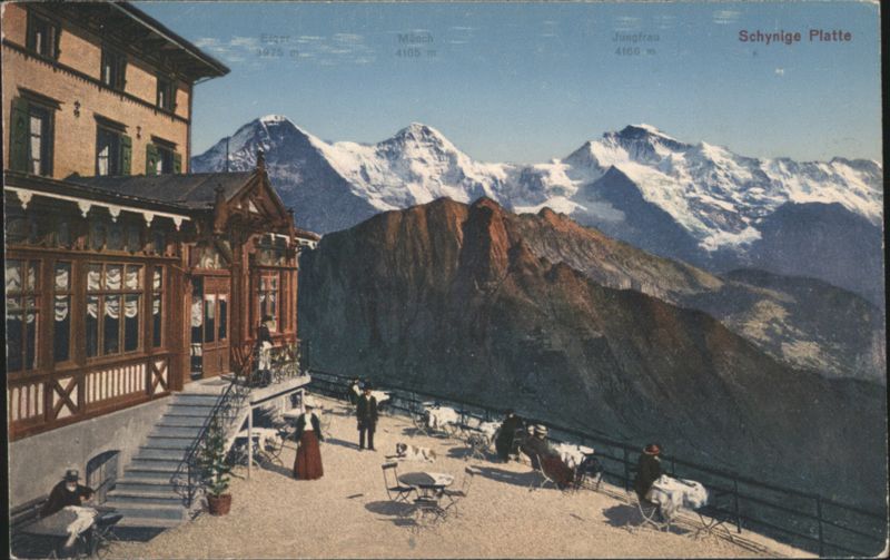 Schynige Platte, Eiger, Mönch, Jungfrau Mountains Switzerland