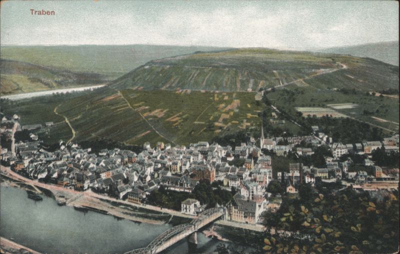 Traben, Moselle River Valley Town View Germany