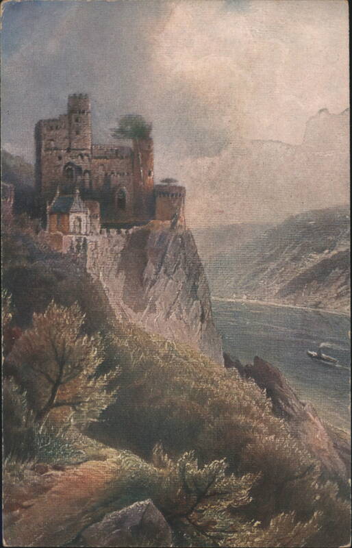 Burg Rheinstein on Rhine River Germany