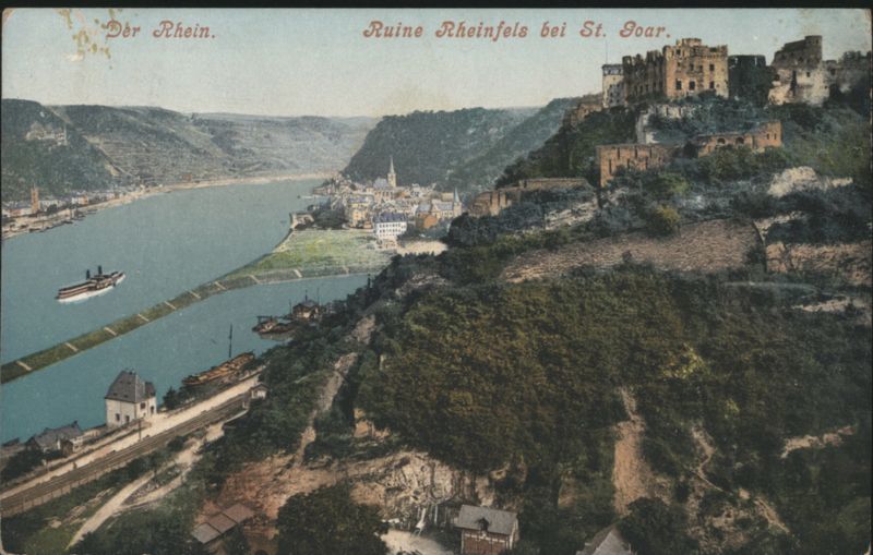 Ruine Rheinfels, St. Goar, Rhine River Valley Germany