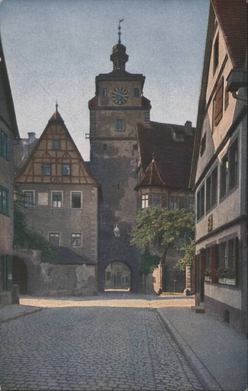 Rothenburg o. Tauber: Weißer Turm & Juden-Tanzhaus Rothenburg ob der Tauber Germany