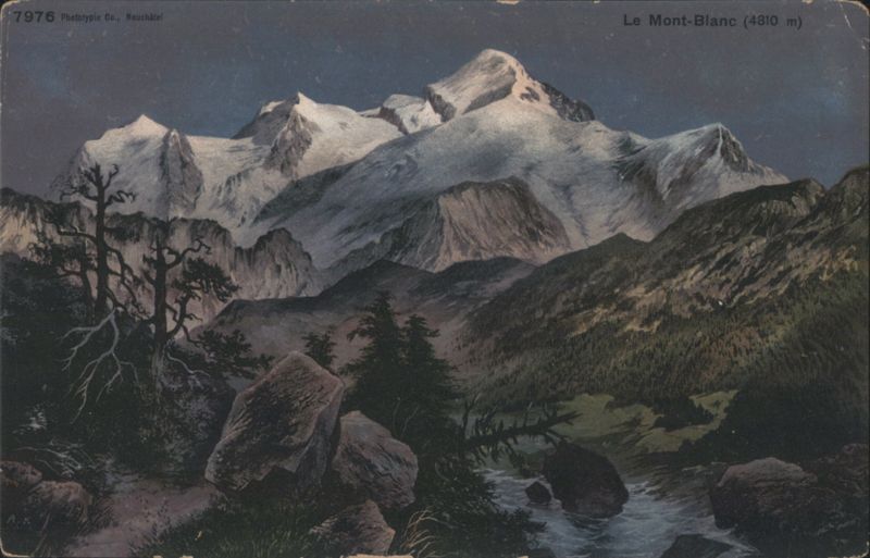Le Mont-Blanc (4810 m) France