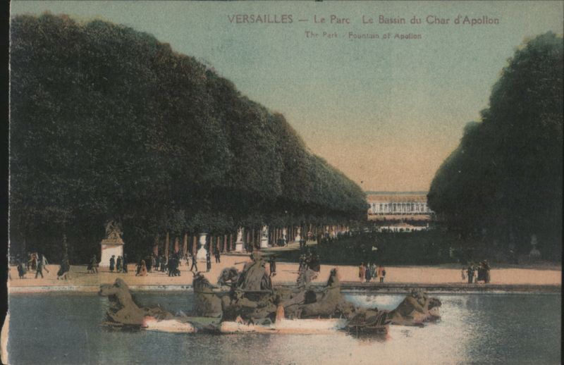 Versailles Le Bassin du Char d'Apollon Fountain France