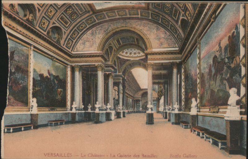 Versailles Château - Galerie des Batailles Battle Gallery France