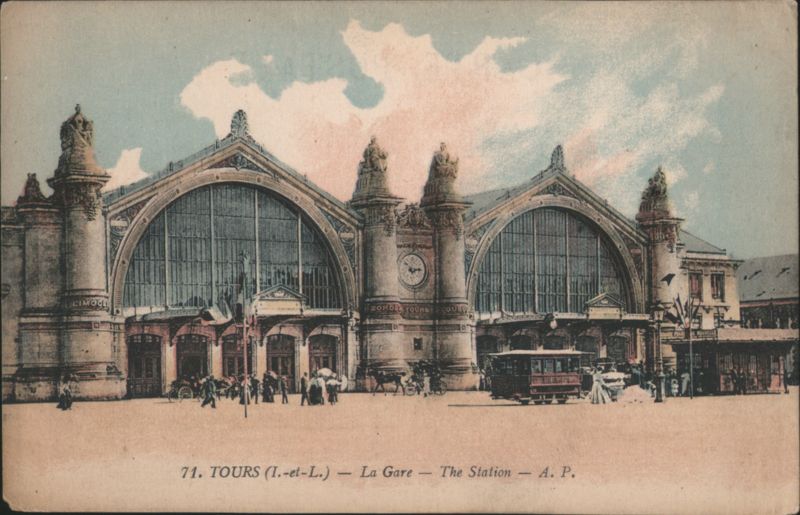Tours La Gare Train Station France