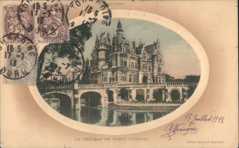 Château du Comte d'Hespel, Tourcoing France