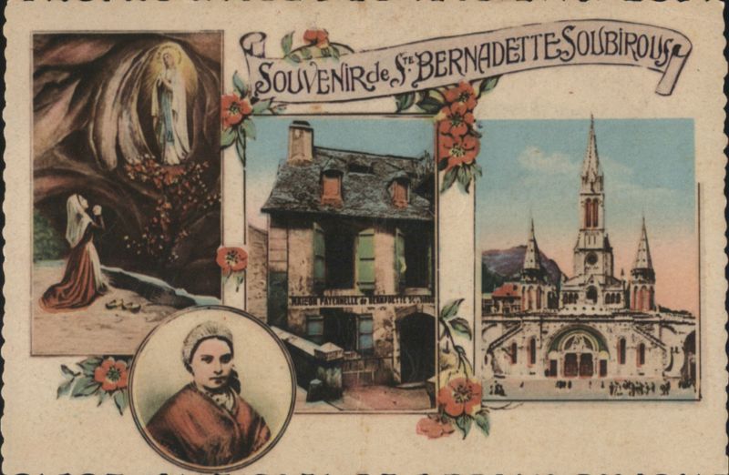 Souvenir de Ste Bernadette Soubirous, Lourdes France