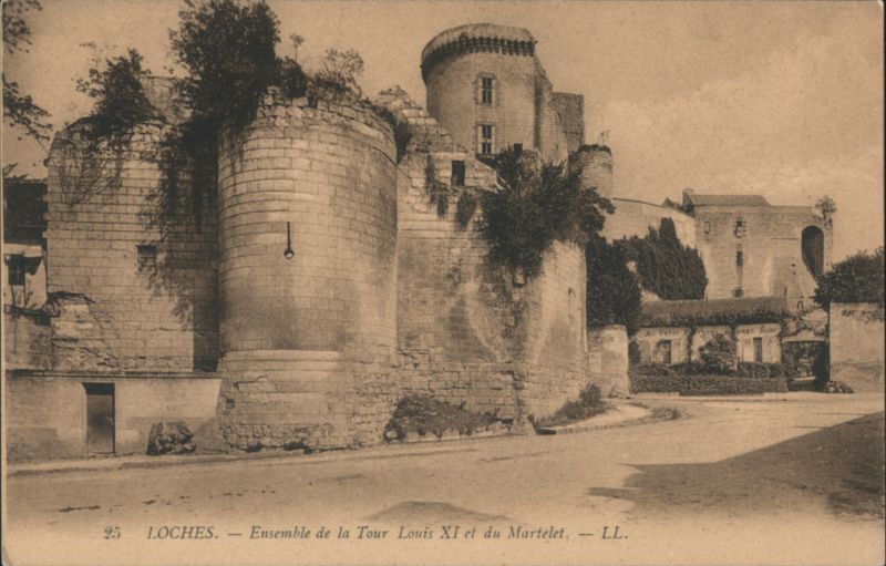 Loches Castle Louis XI Tower and Martelet Ensemble France