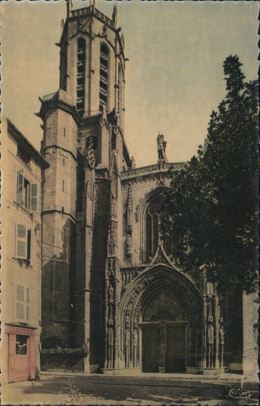 Aix-en-Provence St-Sauveur Basilica Romanesque Facade France