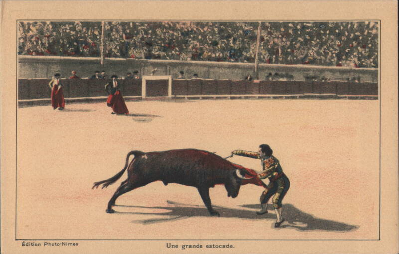 Nimes Bullfight: Matador's Estocade Nîmes France