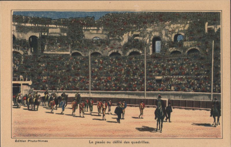 Nîmes Arena Procession, Le Paséo des Quadrilles France