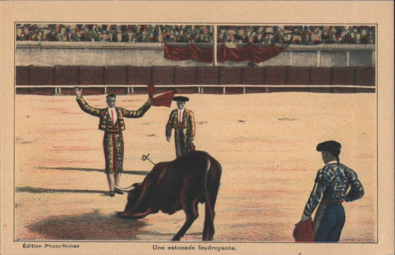 Bullfight: Une estocade foudroyante Nimes France