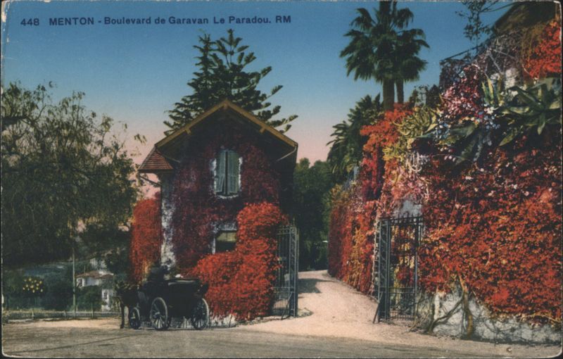 Menton - Boulevard de Garavan Le Paradou France