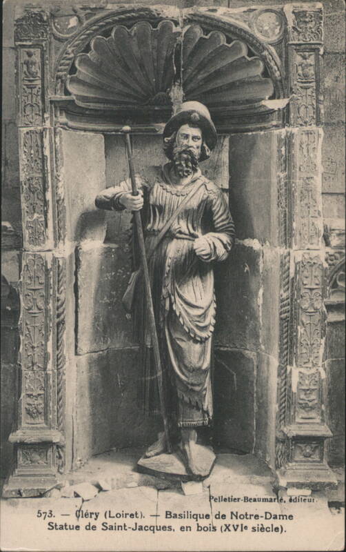 Cléry (Loiret) - Notre-Dame, Saint-Jacques Wood Statue, 16th C. France