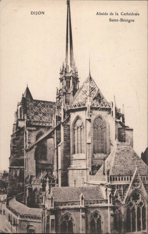 Dijon - Abside de la Cathédrale Saint-Bénigne France