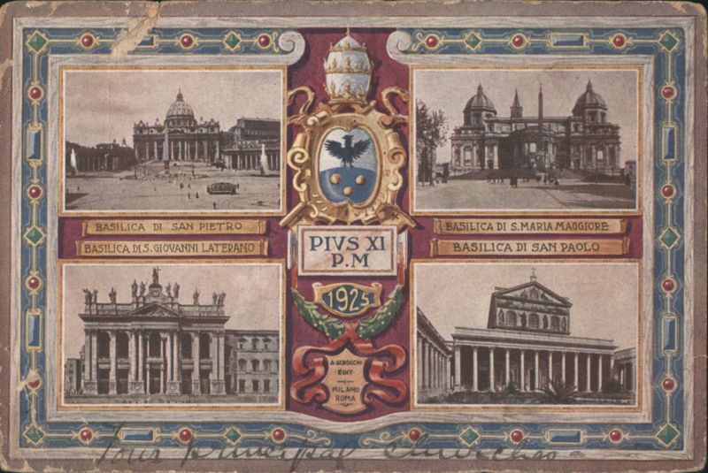 Four Principal Basilicas, Rome 1925 Italy