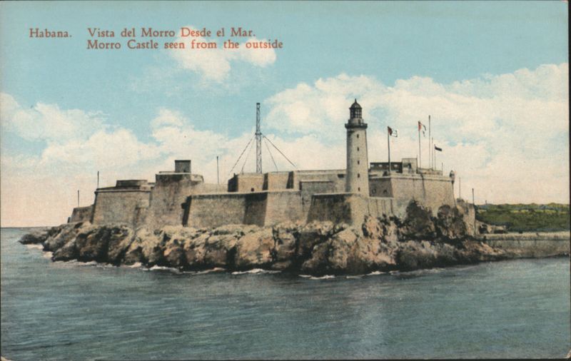 Morro Castle from the Sea, Habana Cuba