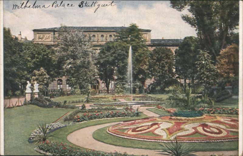 Wilhelma Palace, City Garden & Polytechnikum Stuttgart Germany