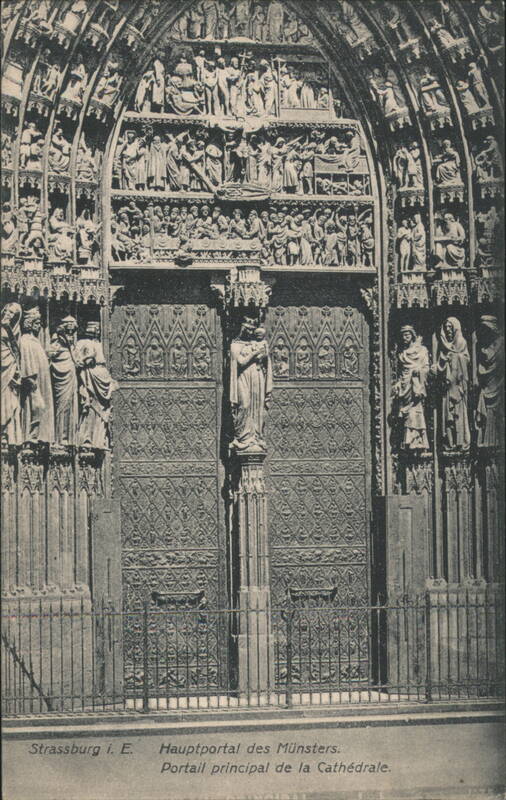 Strasbourg Cathedral Main Portal France