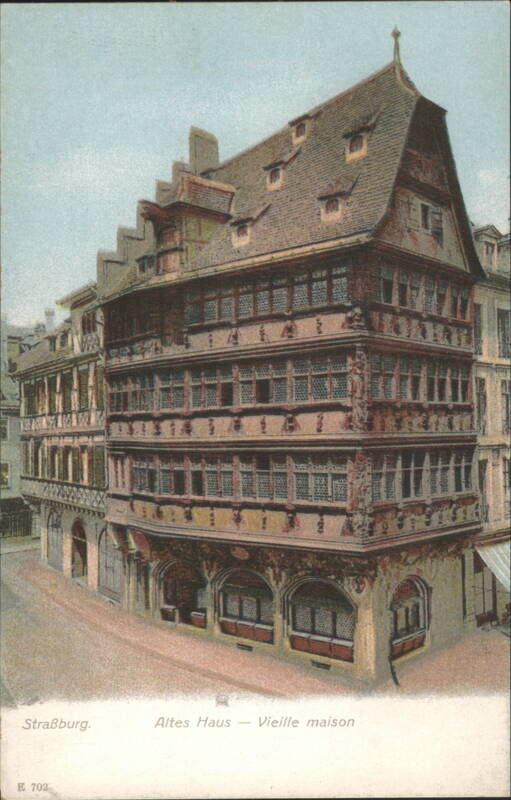 Altes Haus (Old House) - Vieille Maison, Strasbourg France