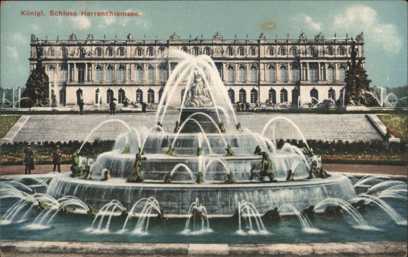 Königl. Schloss Herrenchiemsee, Grand Fountain Germany