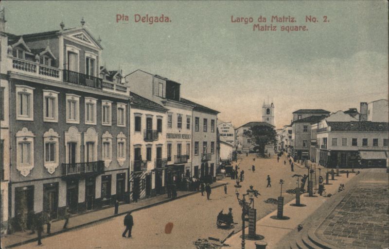 Ponta Delgada, Largo da Matriz Square, City View Portugal
