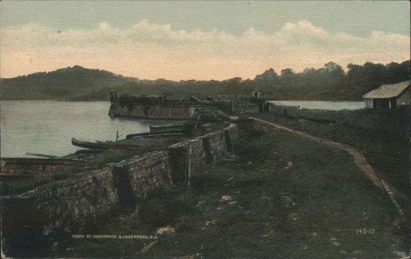 Ruins of Old Fort, Porto Bello, Constructed by Spaniards 1650 Panama