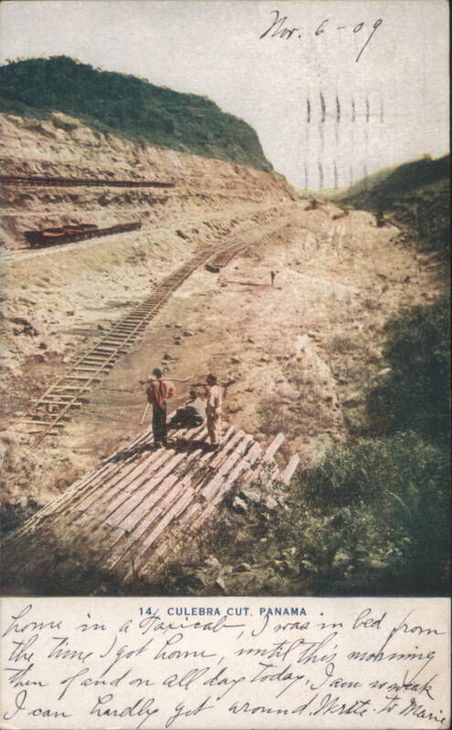 Culebra Cut, Panama Canal Construction Site