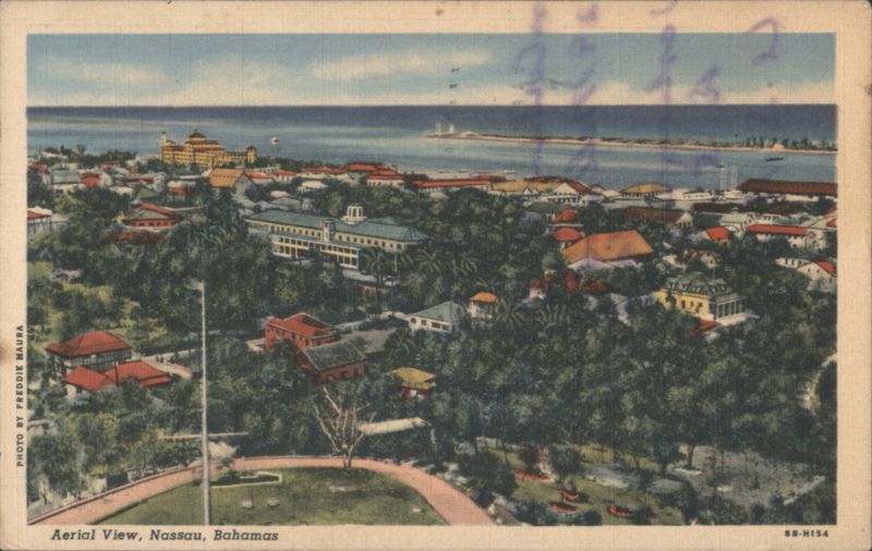 Aerial View, Nassau, Bahamas Freddie Maura Caribbean Islands