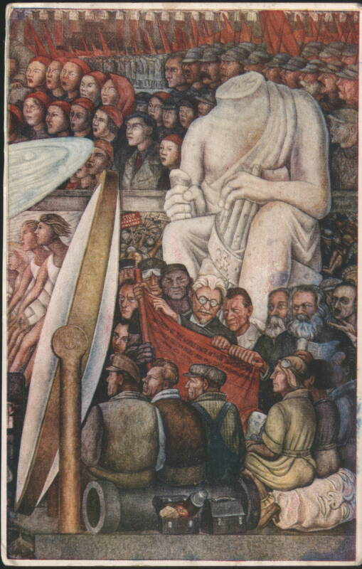 Diego Rivera Mural, Palacio de Bellas Artes, Mexico City