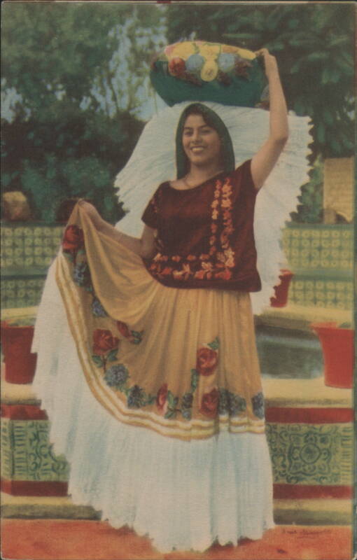 Tehuana Woman, Traditional Dress, Oaxaca Mexico Luis Márquez
