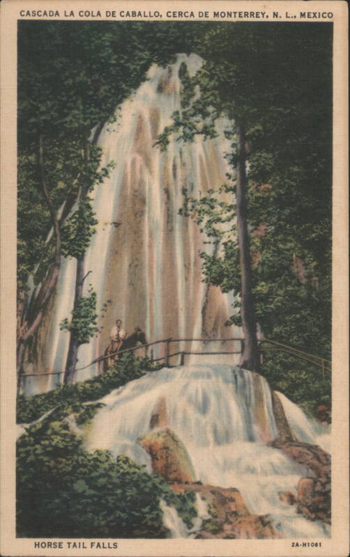 Cascada La Cola de Caballo (Horsetail Falls) Monterrey N. L. Mexico