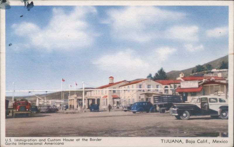 U.S. Immigration and Custom House at the Border Tijuana Baja Calif. Mexico