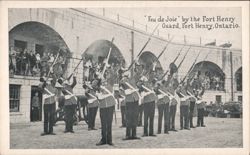 "Feu de Joie" by Fort Henry Guard, Fort Henry, Ontario Postcard