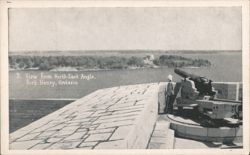 View from North-East Angle, Fort Henry, ON Postcard