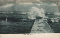 Lake Erie Surf Postcard