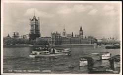 The Houses of Parliament, London Postcard