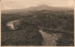 The Eildons from Bemersyde, Sir Walter Scott's View Postcard