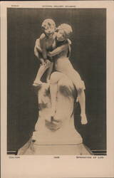 Springtide of Life Sculpture by Colton, National Gallery Postcard
